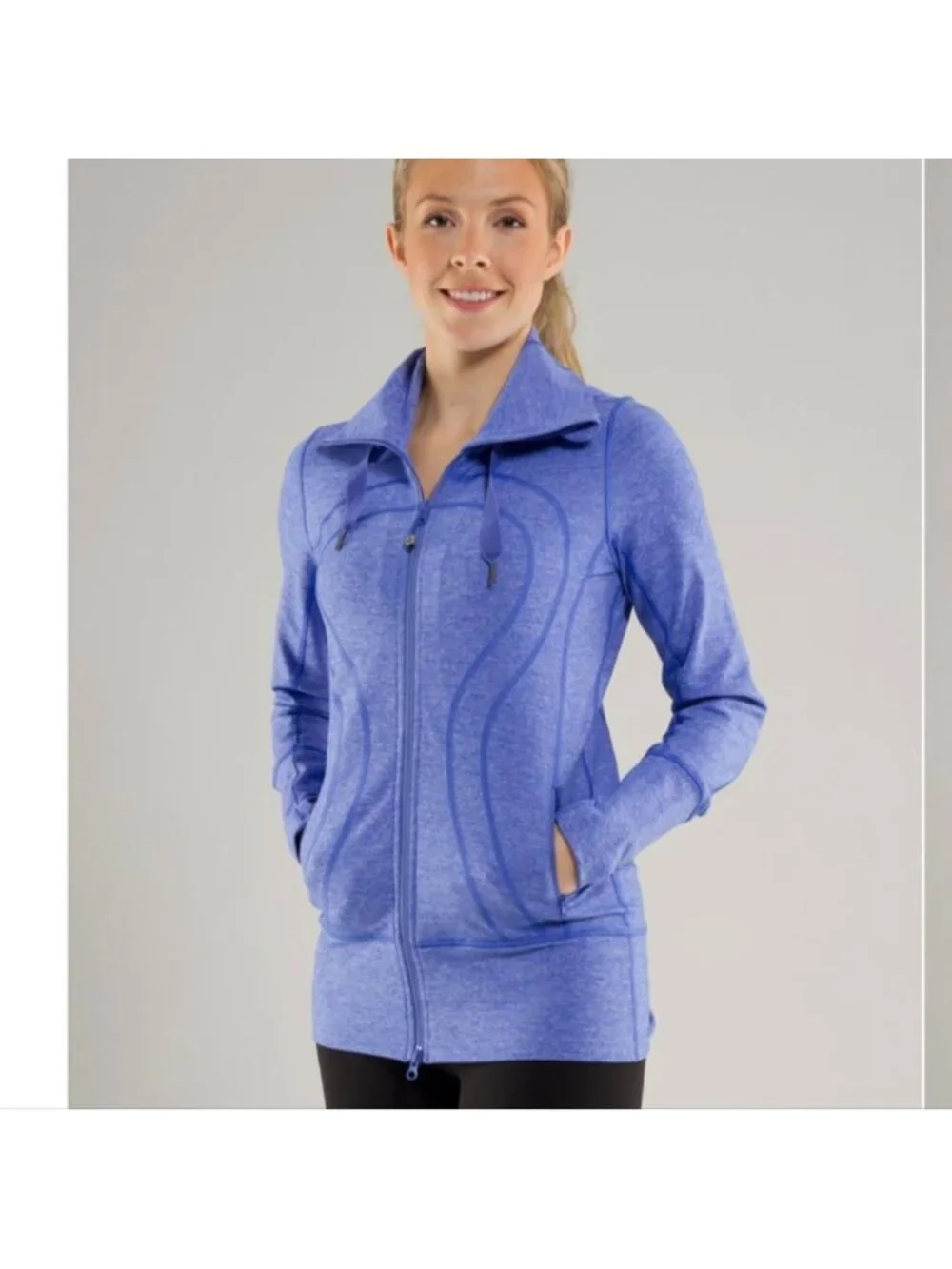 Lululemon Stride Jacket Heathered Rocksteady